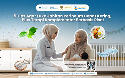 5 Tips Agar Luka Jahitan Perineum Cepat Kering, Plus Terapi Komplementer Berbasis Riset