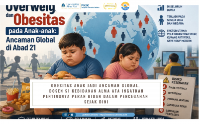 Obesitas Anak Jadi Ancaman Global, Dosen S1 Kebidanan Alma Ata Ingatkan Pentingnya Peran Bidan dalam Pencegahan Sejak Dini