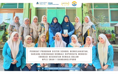 Perkuat Program Sister School Berkelanjutan, Sarjana Kebidanan Kembali Dipercaya Mengisi Edukasi Kesehatan Remaja dalam MPLS SMAN 1 Bambanglipuro
