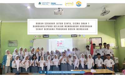 Bukan Sekadar Jatuh Cinta, Siswa SMAN 1 Bambanglipuro Belajar Membangun Hubungan Sehat bersama Program Dosen Mengajar Sarjana Kebidanan Alma Ata