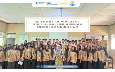 Sister School S1 Kebidanan Alma Ata, Bekali Siswa SMAN 1 Ngemplak Membangun Hubungan Sehat pada Masa Remaja