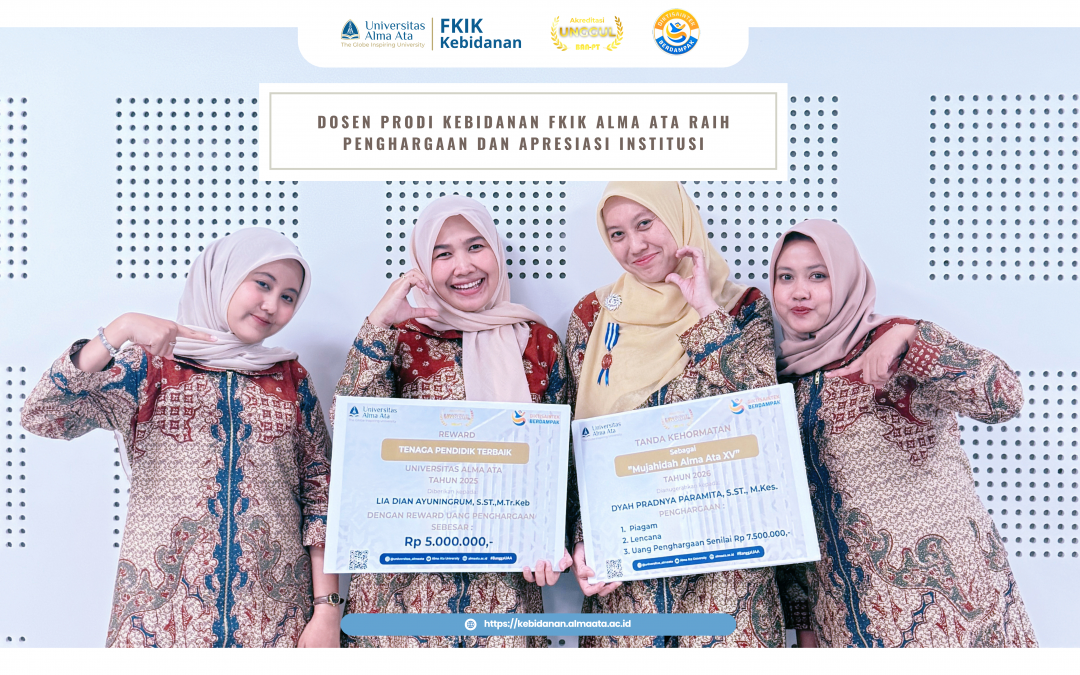 Dosen Prodi Kebidanan FKIK Alma Ata Raih Penghargaan dan Apresiasi Institusi