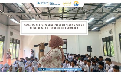 Sosialisasi Pencegahan Penyakit Tidak Menular Sejak Remaja di SMKS NU 03 Kaliwungu